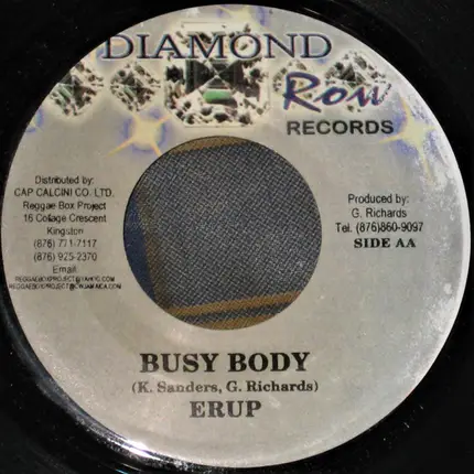 Anthony B / Erup - Own Man / Busy Body
