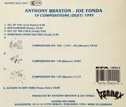 CD - Anthony Braxton - Joe Fonda - 10 Compositions (Duet) 1995