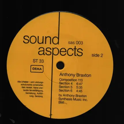 Anthony Braxton - Composition 113