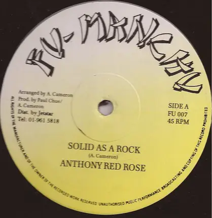 Anthony Red Rose - Solid As A Rock