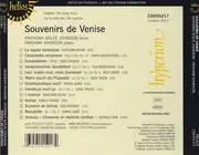 CD - Anthony Rolfe Johnson ‧ Graham Johnson - Souvenirs De Venise