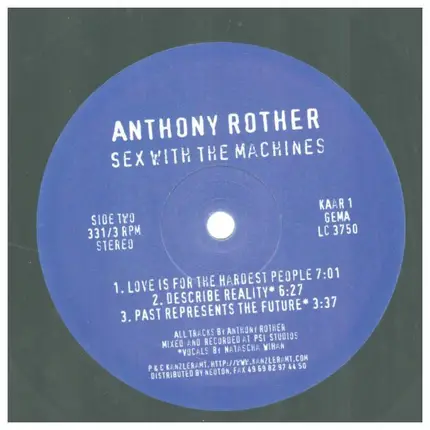 Anthony Rother - Sex With The Machines