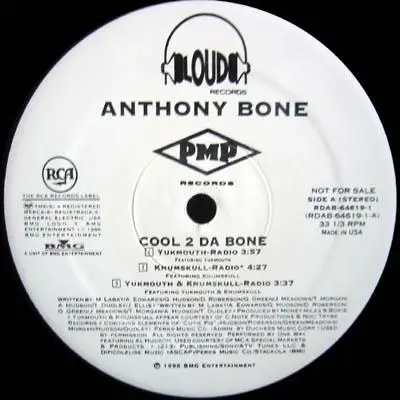 Anthony Bone - Cool 2 Da Bone / Let It Marinate