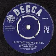 7'' - Anthony Newley - And The Heavens Cried / Lonely Boy And Pretty Girl