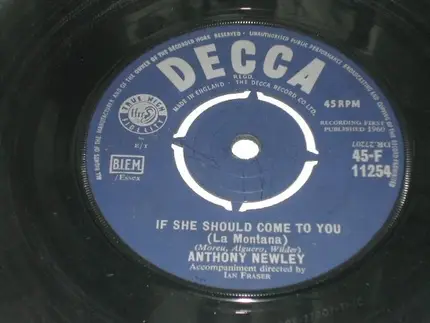 Anthony Newley - If She Should Come To You (La Montana)