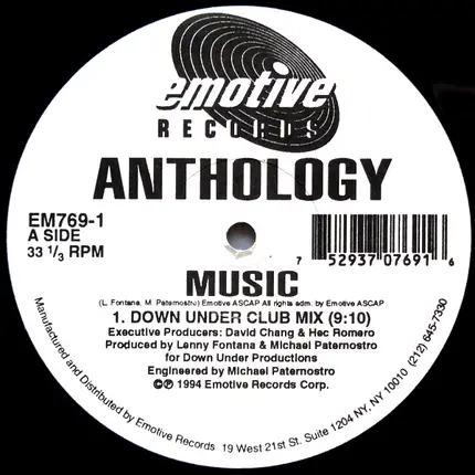 Anthology - Music