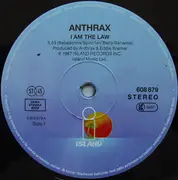 12inch Vinyl Single - Anthrax - I Am The Law