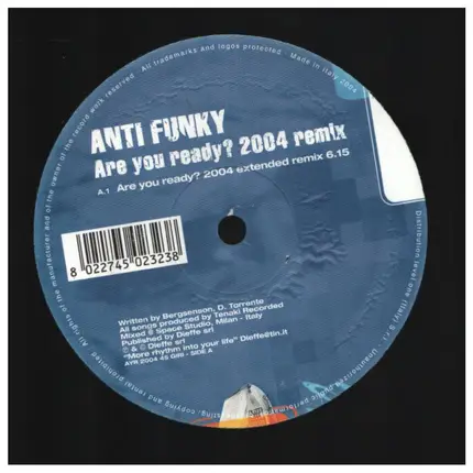 Anti-Funky - Are You Ready? (2004 Remix)