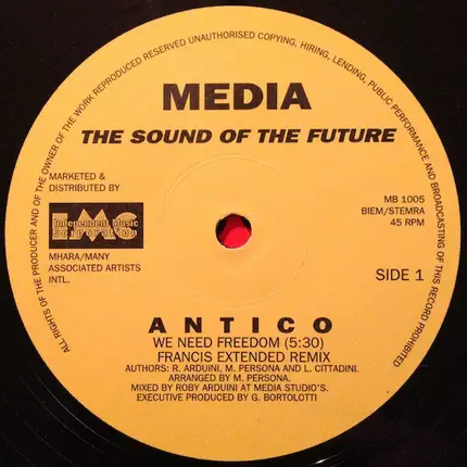 Antico - We Need Freedom (Remixes)