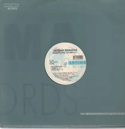 Antigua Managua - Back To The Future EP
