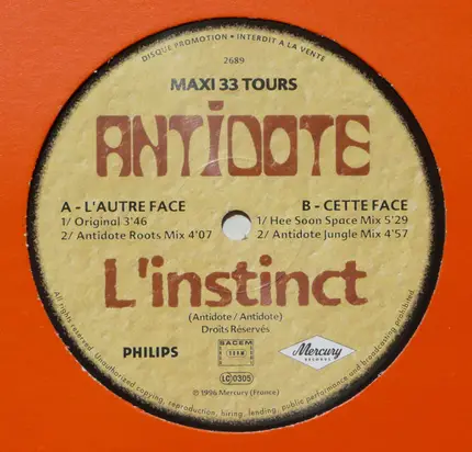 Antidote - L'Instinct
