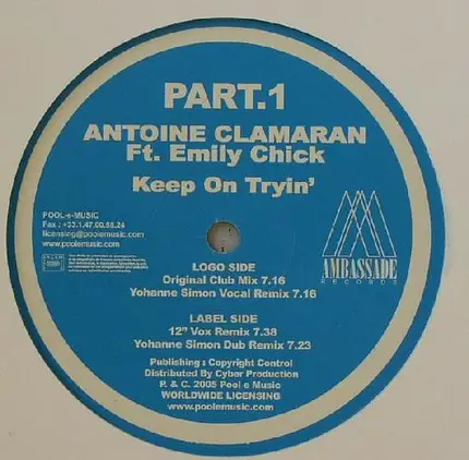 Antoine Clamaran - Keep On Tryin' (Part 1)