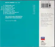 CD - The Cleveland Orchestra - Passacaglia, Op.1; 5 Pieces, Op.10; Symphony, Op.21; 6 Pieces, Op.6; Variations, Op.30; Im Sommerwind