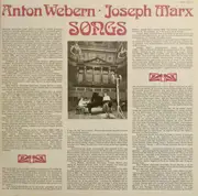 LP - Anton Webern / Joseph Marx - Songs - Booklet