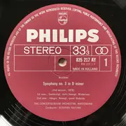LP - Anton Bruckner , Bernard Haitink , Concertgebouworkest - Symphony Nr. 3 D-Moll