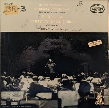 Bruckner / Schubert - Symphony No. 8 In C Minor / Symphony No. 3 in D Major