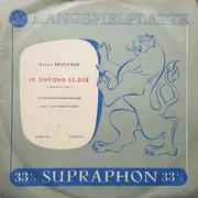 Double LP - Anton Bruckner , The Czech Philharmonic Orchestra , Franz Konwitschny - IV. Sinfonie ES-DUR ('Romantische') - White Labels
