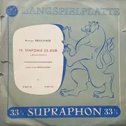 Double LP - Anton Bruckner , The Czech Philharmonic Orchestra , Franz Konwitschny - IV. Sinfonie ES-DUR ('Romantische') - White Labels
