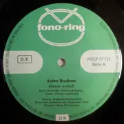 LP - Anton Bruckner , Wiener Akademie Kammerchor , Bläser Des Orchesters Der Wiener Staatsoper , Hans Gi - Messe E-Moll
