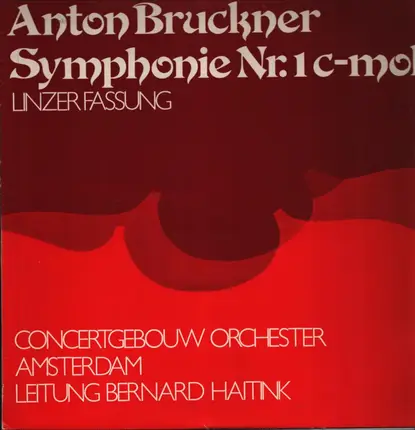 Anton Bruckner - Sinfonie Nr. 1 C-moll
