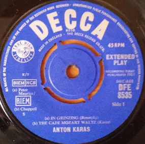 Anton Karas - Great Tunes By Request