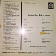 LP - Anton Karas und Das Grosse Wiener Unterhaltungsorchester - Besuch Bei Anton Karas