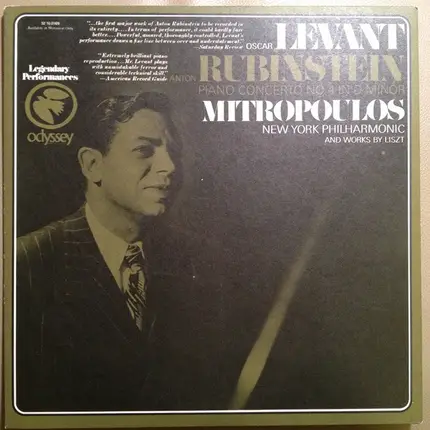 Anton Rubinstein - Oscar Levant / Dimitri Mitropoulos - Piano Concerto No 4 In D Minor