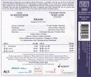 Double CD - Anton Schweitzer , Christoph Martin Wieland - Alceste. Singspiel in fünf Aufzügen