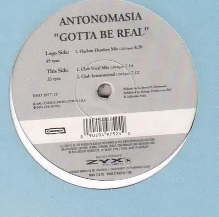 Antonomasia - Gotta be real