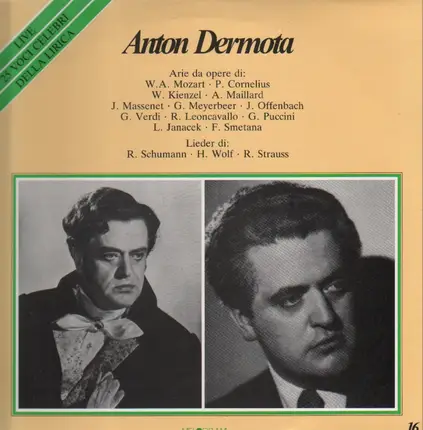 Anton Dermota - Arie da Opere di: Mozart, Cornelius, Kienzel, Maillard