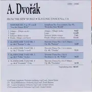 CD - Antonín Dvořák - From The New World • Slavonic Dance Nos. 1 - 4