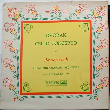 Dvořák / Rostropovich - Cello Concerto
