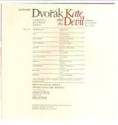 LP-Box - Antonín Dvořák - Anna Barová , Richard Novák , Miloslav Ježil , Brigita Šulcová , Brno Janáček Oper - Kate And The Devil, Opera In 3 Acts - booklet with libretto