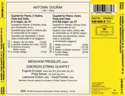 CD - Dvořák - Piano Quintet Op. 81 / Piano Quartet Op. 87