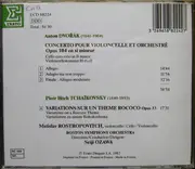 CD - Dvorak / Tchaikovsky - Concerto Pour Violoncelle • Variations Rococo