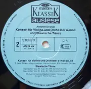 LP - Dvořák - Violinkonzert A-Moll, Slawischer Tanz Nr.1 & Nr.3