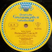 LP - Antonín Dvořák , Janáček Quartet , Eva Bernáthová - Klavierquintett A-Dur Op. 81 - Tulip Rim