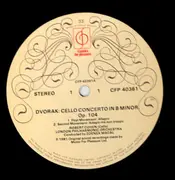 LP - Antonín Dvořák , Pyotr Ilyich Tchaikovsky , Robert Cohen , The London Philharmonic Orchestra , Zden - Cello Concerto / Variations On A Rococo Theme