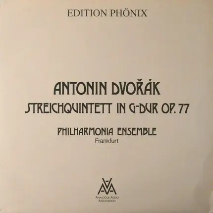 Dvořák - Streichquintett G-Dur Op. 77