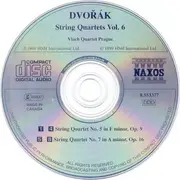 CD - Antonín Dvořák , Vlach Quartet Prague - String Quartets Vol. 6 (No. 5 In F Minor, Op. 9 / No. 7 In A Minor, Op. 16)
