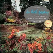 LP - Antonín Dvořák / Bedřich Smetana , Herbert Von Karajan , Berliner Philharmoniker - 'New World' Symphony / The Moldau