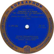 LP - Dvorak - Concerto In B Minor For Violoncello And Orchestra Op.104
