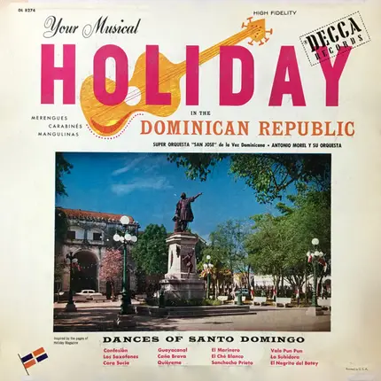 Antonio Morel Y Su Orquesta - Your Musical Holiday In The Dominican Republic