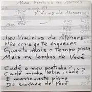 CD - Antonio Carlos Jobim Canta Vinicius De Moraes - Ao Vivo