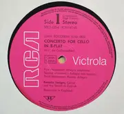 LP - Luigi Boccherini , Antonio Vivaldi & Johann Ernst von Sachsen-Weimar/ Antonio Janigro - Cello - Konzert