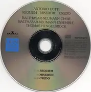 CD - Lotti - Requiem • Credo • Miserere