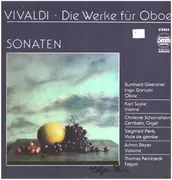 LP - Antonio Vivaldi - Burkhard Glaetzner , Ingo Goritzki , Karl Suske , Christine Schornsheim , Siegfri - Die Werke Für Oboe - Sonaten - Signed by Helga Paris