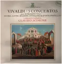 LP - Antonio Vivaldi - I Solisti Veneti , Claudio Scimone - 5 Concertos Pour 2 Trompettes ~ 2 Cors ~ Luth ~ Basson ~ 2 Violons & 2 Violoncelles - gatefold