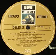 LP - Vivaldi - Sechs Konzerte Für Flöte, Oboe, Fagott, Streicher Und Basso Continuo