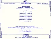CD - Vivaldi / Liszt Ferenc Chamber Orchestra - L'Estro Armonico Op. 3 - Excerpts